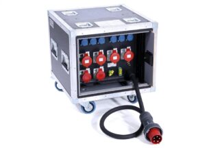 Strom VT  63A > 4x 32A, 2x 16A, 6x Schuko, Lastmessung