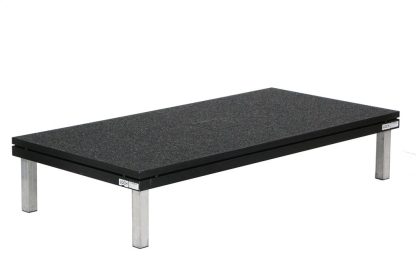 APQ Standard Stage 750 Podest 2x1m, schwarz (Nadelfilzbelag, anthrazit)