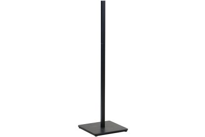 Design Stele Lautsprecherstativ 2-fach Set, schwarz