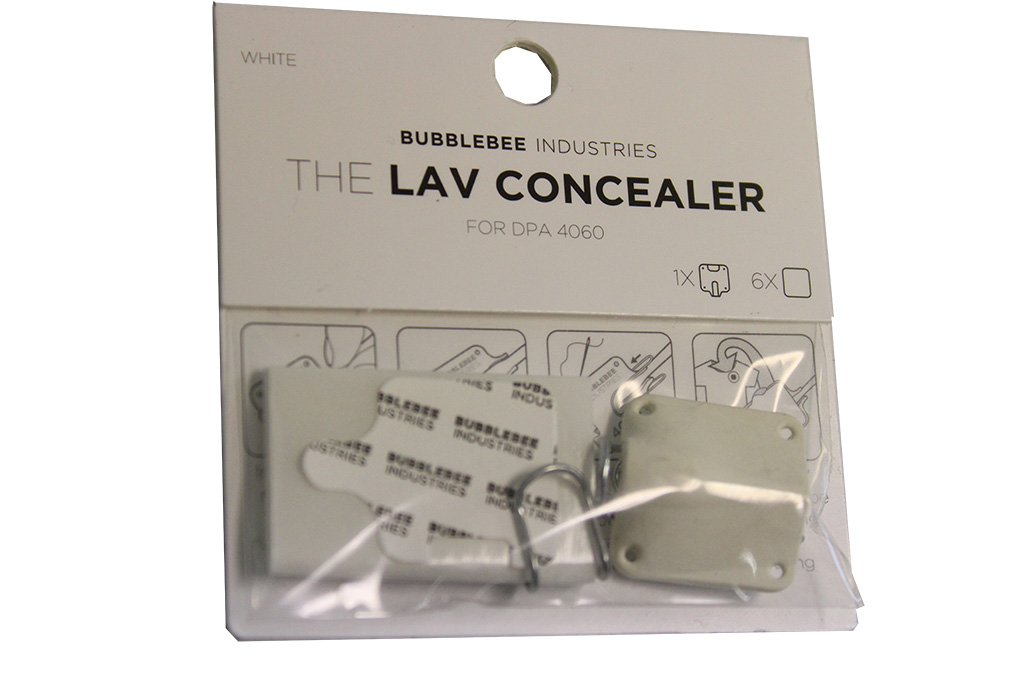 Bubblebee The Lav Concealer DPA 4060 Befestigungsclip, weiß