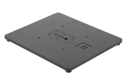 EL Bodenplatte universal D2, 65cm x 55cm, RAL 9005