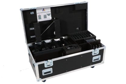 Astera Quik Spot Akku LED Scheinwerfer 8-fach Set, schwarz