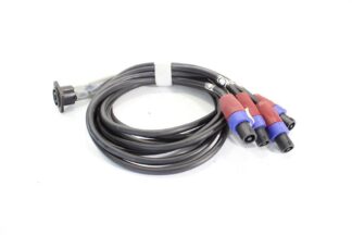 Speakon NL8 f > 4x NL2 1m Adapter
