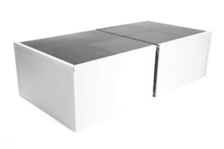 SEM Holzverblendung Set für Kamerapodest 60cm, weiß