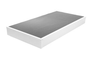 SEM Holzverblendung Set für Bühnenvorderkante 20cm (weiß, 20lfm, 2x Ecke)