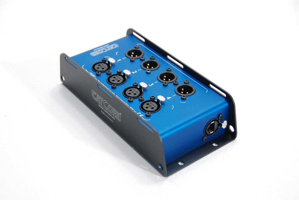 Catcore SMD-P-3M3F RJ45> 4x XLR Adapterbox – Bild 4