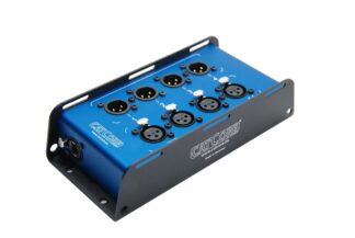 Catcore SMD-P-3M3F RJ45> 4x XLR Adapterbox