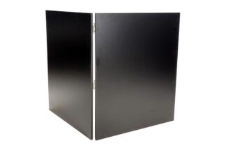 Regieverblendung, schwarz (8 lfm, h: 120cm)