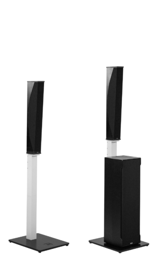 NEXO ID84 passiver Linienstrahler, schwarz 2fach Set mit EL Stativ