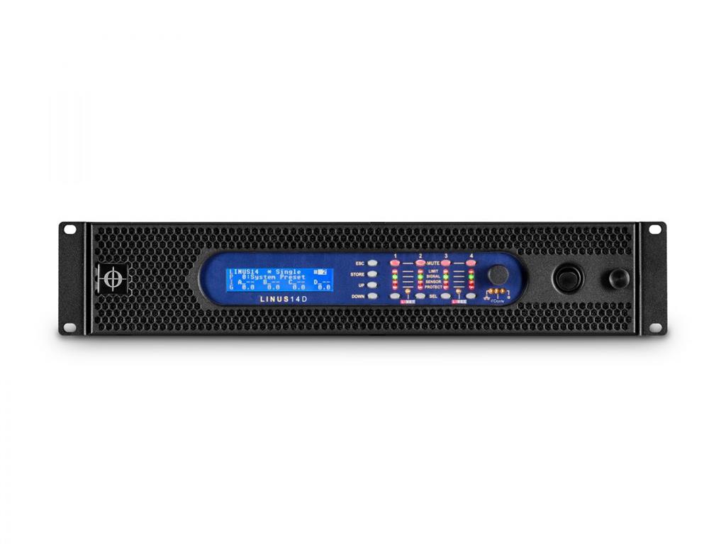 Coda Audio Linus 14D Systemverstärker (4 Kanäle, 4x 3,5kW 4 Ohm, Dante) – Bild 5