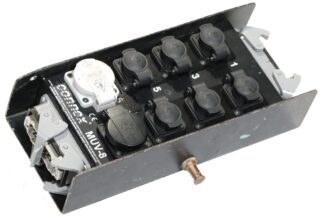 HAN > 6x Powercon True1 TOP 2 x Schuko (5+6)> HAN f Splitbox