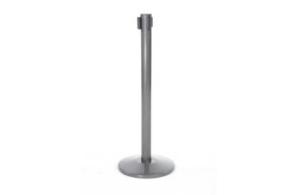 Tensator mit Zip-Band 200 cm (Fuss anthrazit, Gurt schwarz)