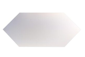 SEM Schallreflektor 276, rautenform, weiß