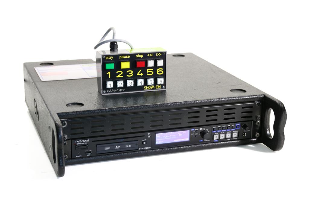 Tascam SS-CDR250N CD- und SD-Recorder mit Dante-Netzwerkaudio