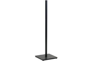 Design Stele Lautsprecherstativ 2-fach Set, schwarz